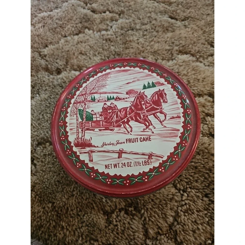Vintage Shirley Jean Fruit Cake Tin